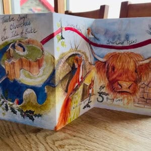 Concertina Christmas Card 2026